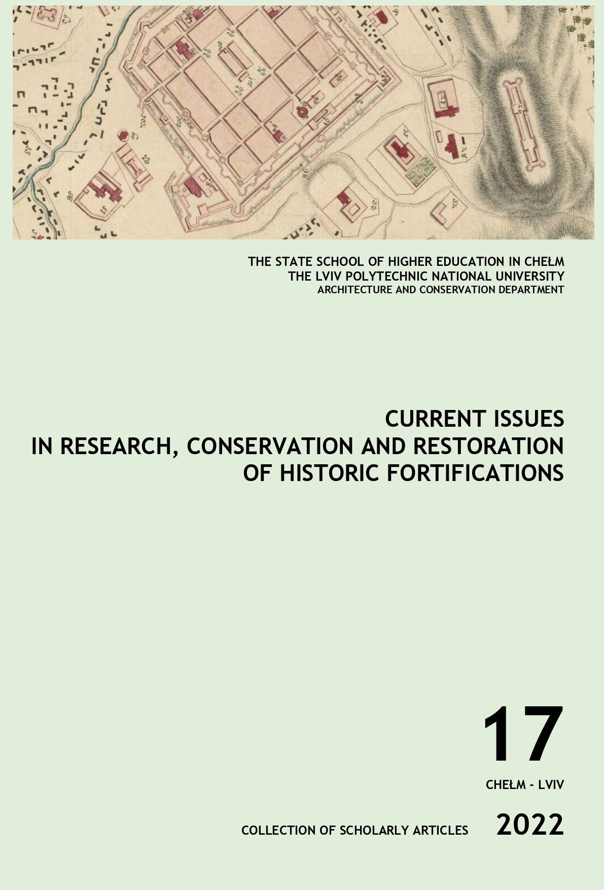 Logo of Current Issues in Research, Conservation and Restoration of Historic Fortifications